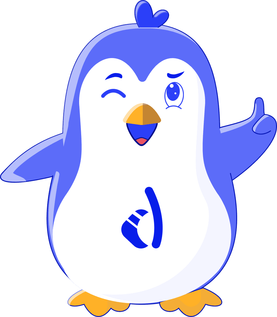 Dimentoring mascot - Happy1